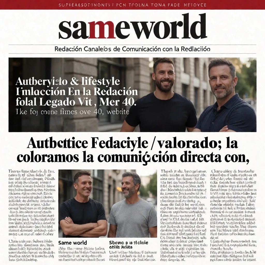Espacio editorial nocturno con luz de lámpara de bronce