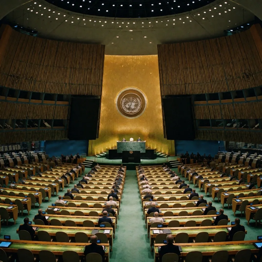 Sala de la Asamblea General de la ONU